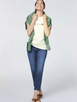 Detto Fatto Jeans<Damen Jeans blau uni