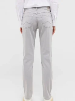 Mustang Jeans<Damen Jeans hellgrau uni