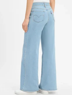 Levi's Jeans|Hosen<Damen Jeans - 318 Shaping Wide Leg bleached uni