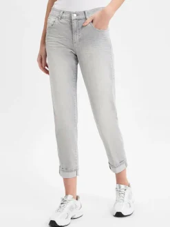 Angels Hosen|Jeans<Damen Jeans - Darleen Crop hellgrau weiß meliert