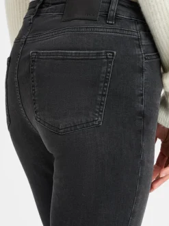 Opus Jeans<Damen Jeans - Elma anthrazit uni