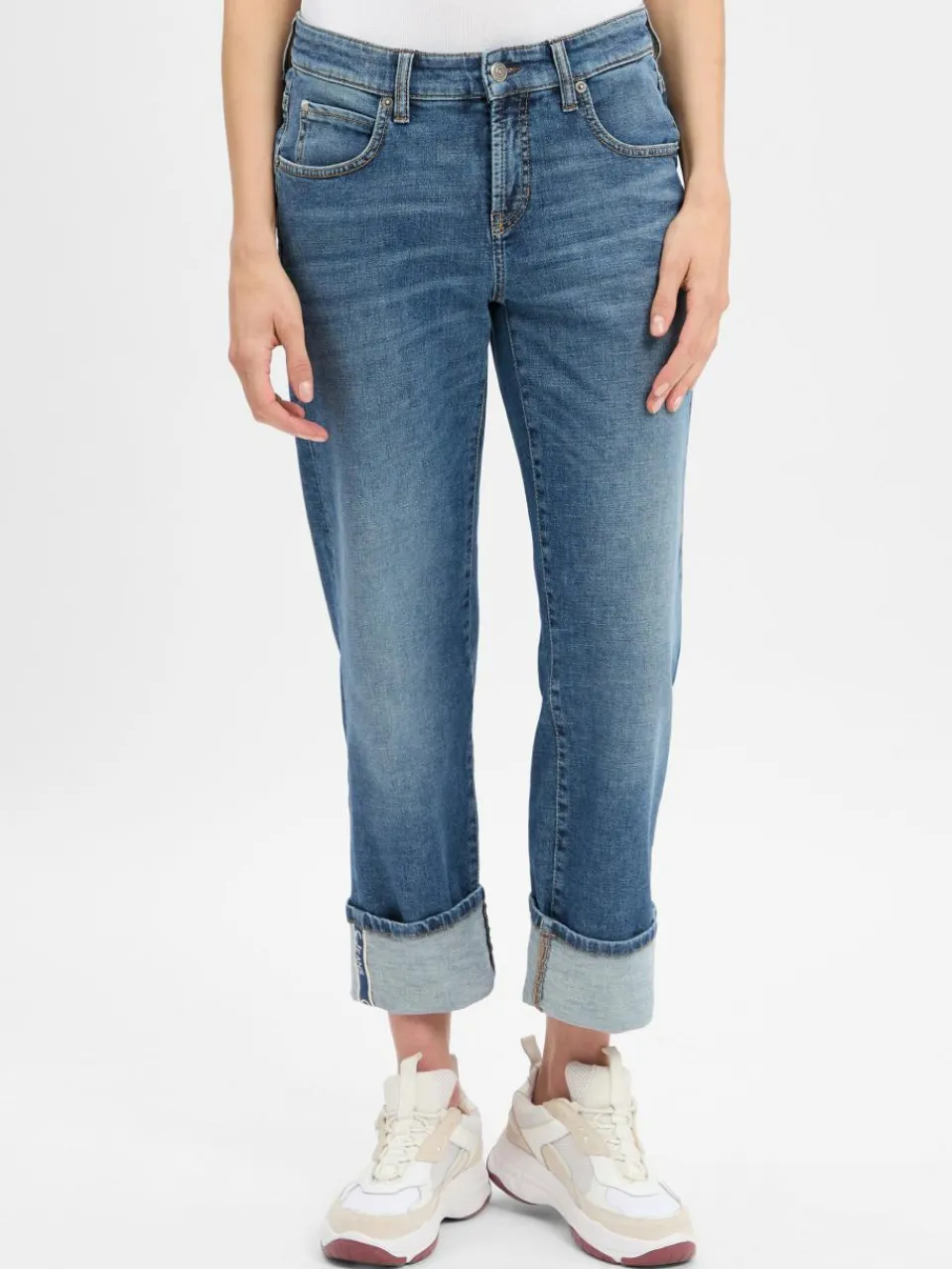 Cambio Jeans<Damen Jeans - Kerry light stone uni