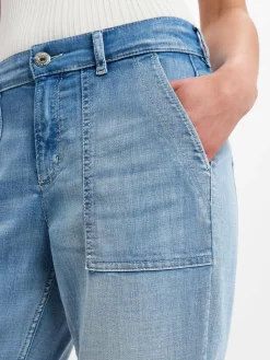 TONI Jeans<Damen Jeans - Liv Cargo 7/8 bleached uni