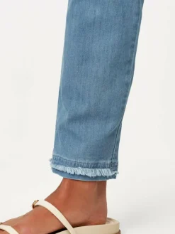 Relaxed Jeans<Damen Jeans - Meine beste Freundin blau uni