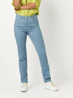 Relaxed Jeans<Damen Jeans - Meine beste Freundin blau uni
