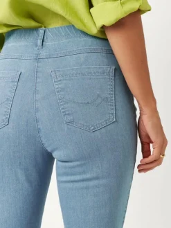 Relaxed Jeans<Damen Jeans - Meine beste Freundin blau uni