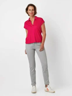 Relaxed Jeans<Damen Jeans - Meine beste Freundin grau uni