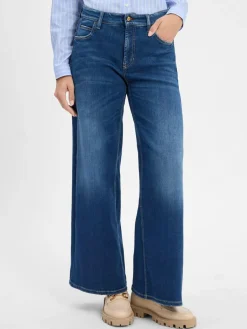 Cambio Jeans<Damen Jeans - Palazzo denim uni