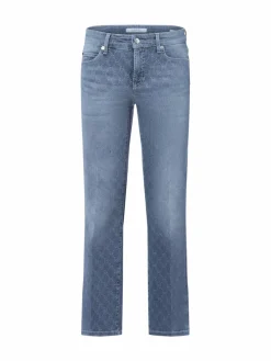 Cambio Jeans<Damen Jeans - Paris grau hellgrau gemustert