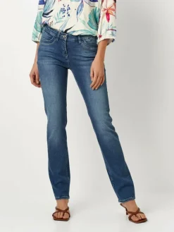 TONI Jeans<Damen Jeans - Perfect Shape blau uni