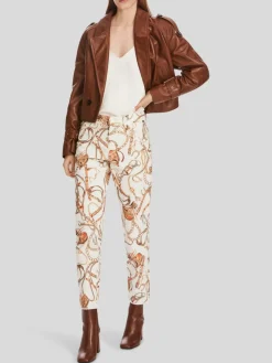 Marc Cain Hosen<Damen Jeans - SILEA weiß gemustert