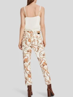 Marc Cain Hosen<Damen Jeans - SILEA weiß gemustert
