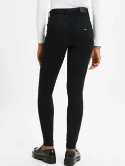 Tommy Jeans Jeans<Damen Jeans Nora schwarz uni