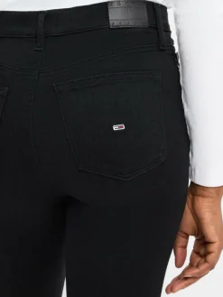 Tommy Jeans Jeans<Damen Jeans Nora schwarz uni