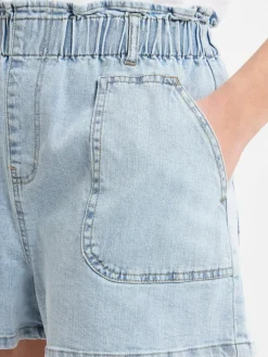 Marie Lund Jeans<Damen Jeans Shorts bleached uni