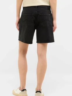 Mustang Jeans<Damen Jeans Shorts schwarz uni
