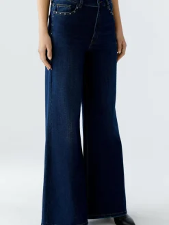 Oui Jeans<Damen Jeans Wide Leg denim uni