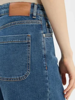 Marc O'Polo Hosen<Damen Jeans-Bermuda denim uni