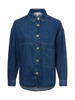 Marie Lund Blusen<Damen Jeansbluse denim uni