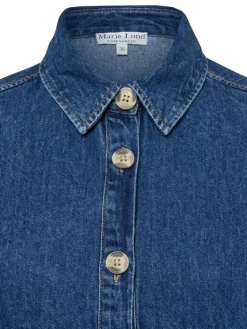Marie Lund Blusen<Damen Jeansbluse denim uni