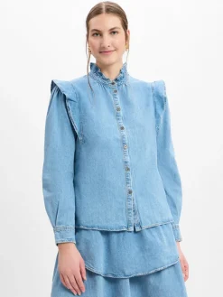 Damen Marie Lund Collection Blusen>Damen Jeansbluse