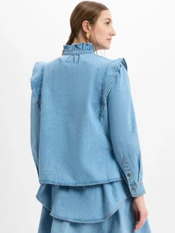 Damen Marie Lund Collection Blusen>Damen Jeansbluse