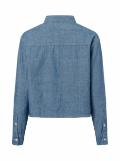 Calvin Klein Jeans Blusen<Damen Jeansbluse medium stone uni