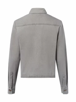 Marie Lund Blusen<Damen Jeansbluse - Birgit grau uni