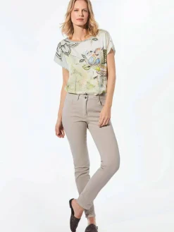 Damen Goldner Jeans><noscript><img width=