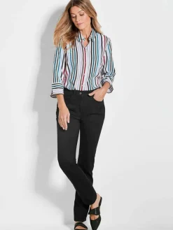 Damen Goldner Jeans><noscript><img width=