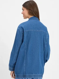 Damen adidas Originals Jacken & Westen>Damen Jeansjacke