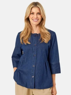 Masai Jacken & Westen<Damen Jeansjacke denim uni