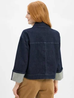 Damen Opus Jacken & Westen>Damen Jeansjacke - Hollice