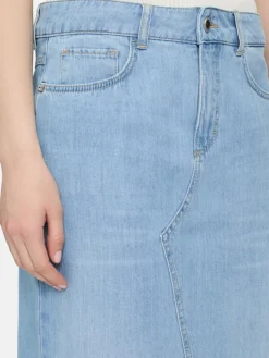 Cartoon Röcke<Damen Jeansrock blau uni