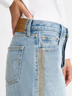 Levi's Röcke<Damen Jeansrock hellblau uni