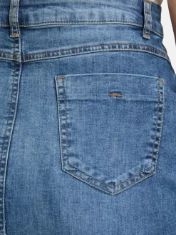 Cartoon Röcke<Damen Jeansrock denim uni