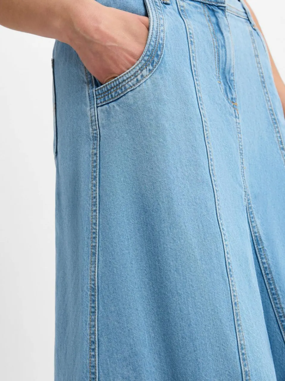 Franco Callegari Collection Röcke<Damen Jeansrock light stone uni