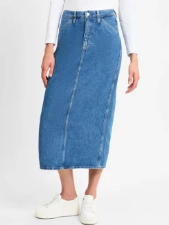 Damen Calvin Klein Jeans Röcke>Damen Jeansrock