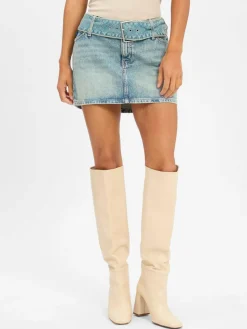 Damen HUGO BLUE Röcke>Damen Jeansrock - Gamini