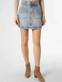 Noisy May Röcke<Damen Jeansrock - NMRegina bleached uni