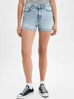 Noisy May Jeans<Damen Jeansshorts - NMMoni bleached uni
