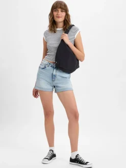 Noisy May Jeans<Damen Jeansshorts - NMMoni bleached uni