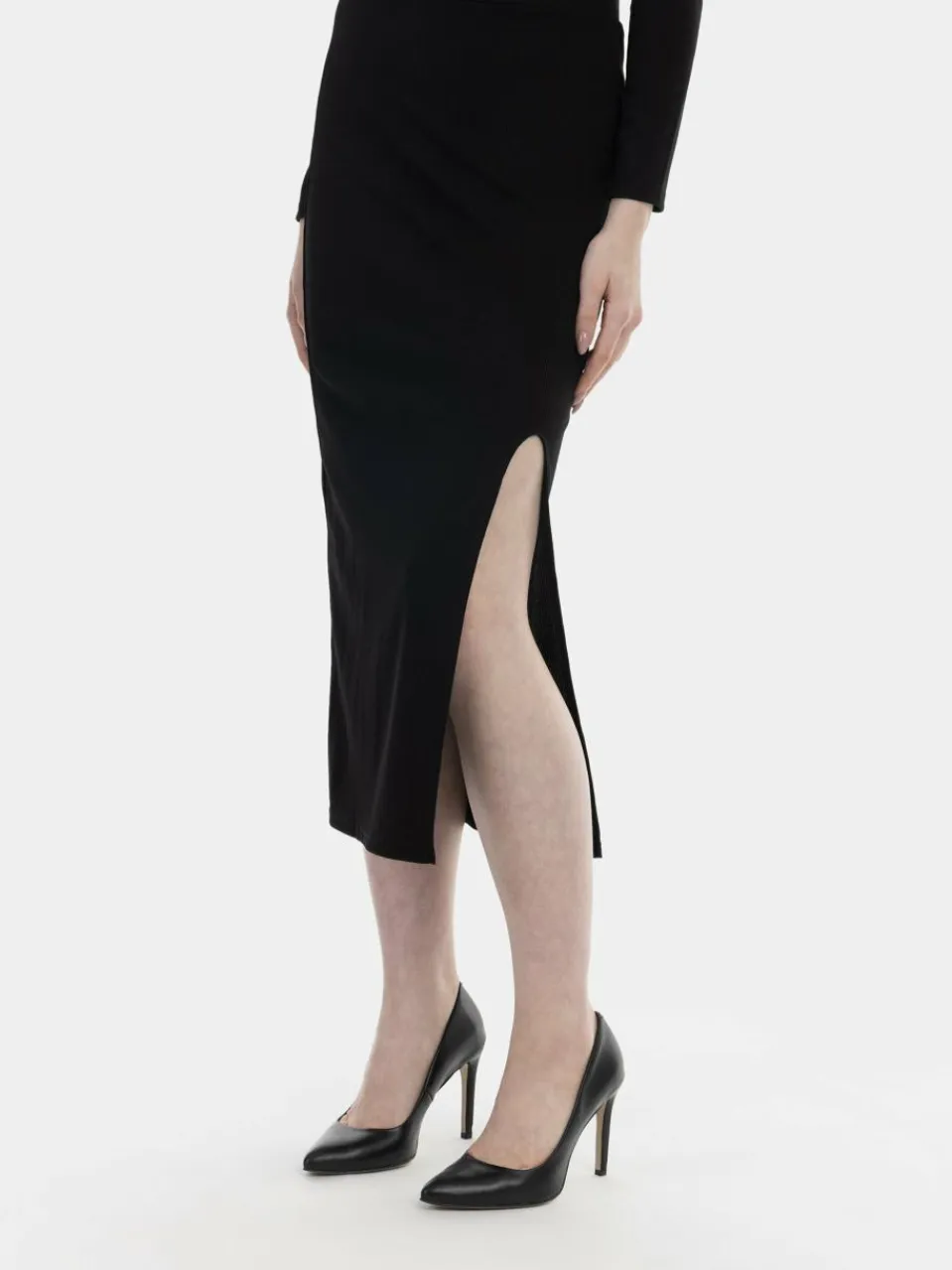 Damen MyMo Röcke>Damen Jersey Midirock