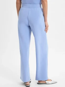 Franco Callegari Hosen<Damen Jerseyhose hellblau uni