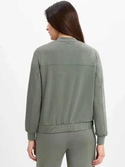 soyaconcept® Sweatshirts & Sweatjacken<Damen Jerseyjacke - Banu schilf uni