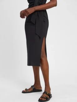 Marie Lund Kleider<Damen Jerseykleid schwarz uni