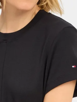 Tommy Hilfiger Kleider<Damen Jerseykleid schwarz uni