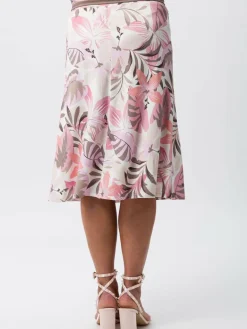 Frank Walder Röcke<Damen Jerseyrock mehrfarbig gemustert