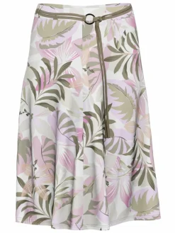 Frank Walder Röcke<Damen Jerseyrock mehrfarbig gemustert