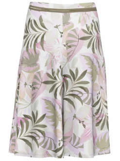 Frank Walder Röcke<Damen Jerseyrock mehrfarbig gemustert